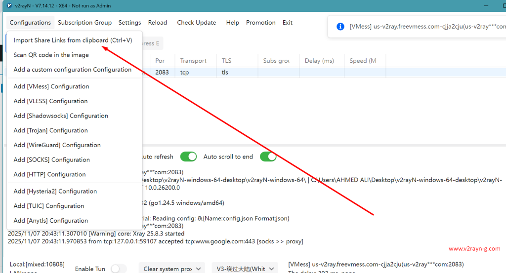 Importing Servers via URL